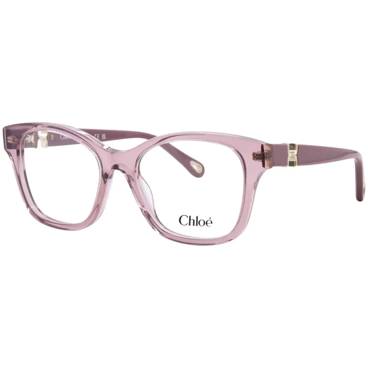 Chloe CH0334O 003 Eyeglasses Women`s Pink Full Rim Cat Eye 50mm