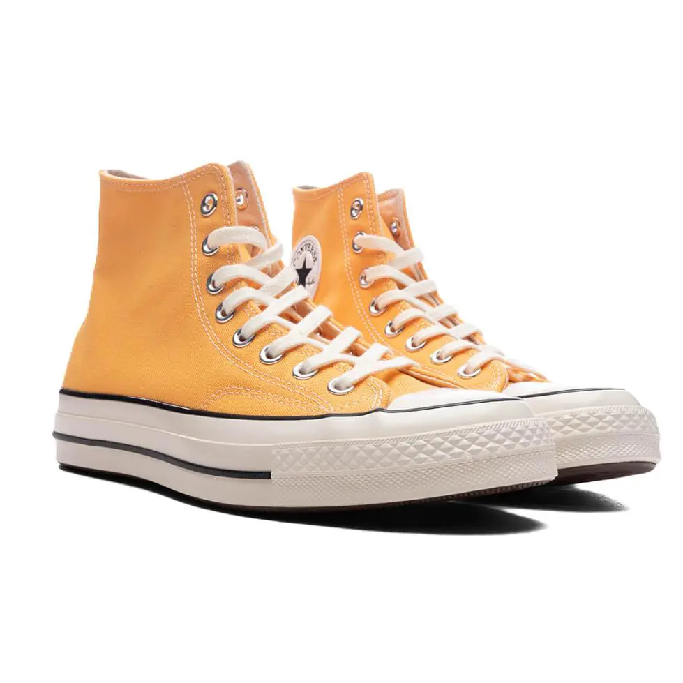 Converse Men`s Chuck 70 Hi Electrolights Egret Yellow/black /white A11750F j