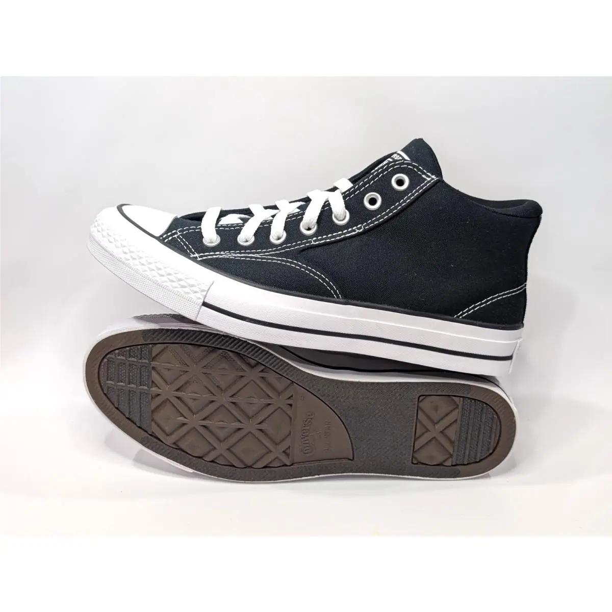 Converse shoes - Converse CTAS Malden Street Mid - A00811F - Black/White 2