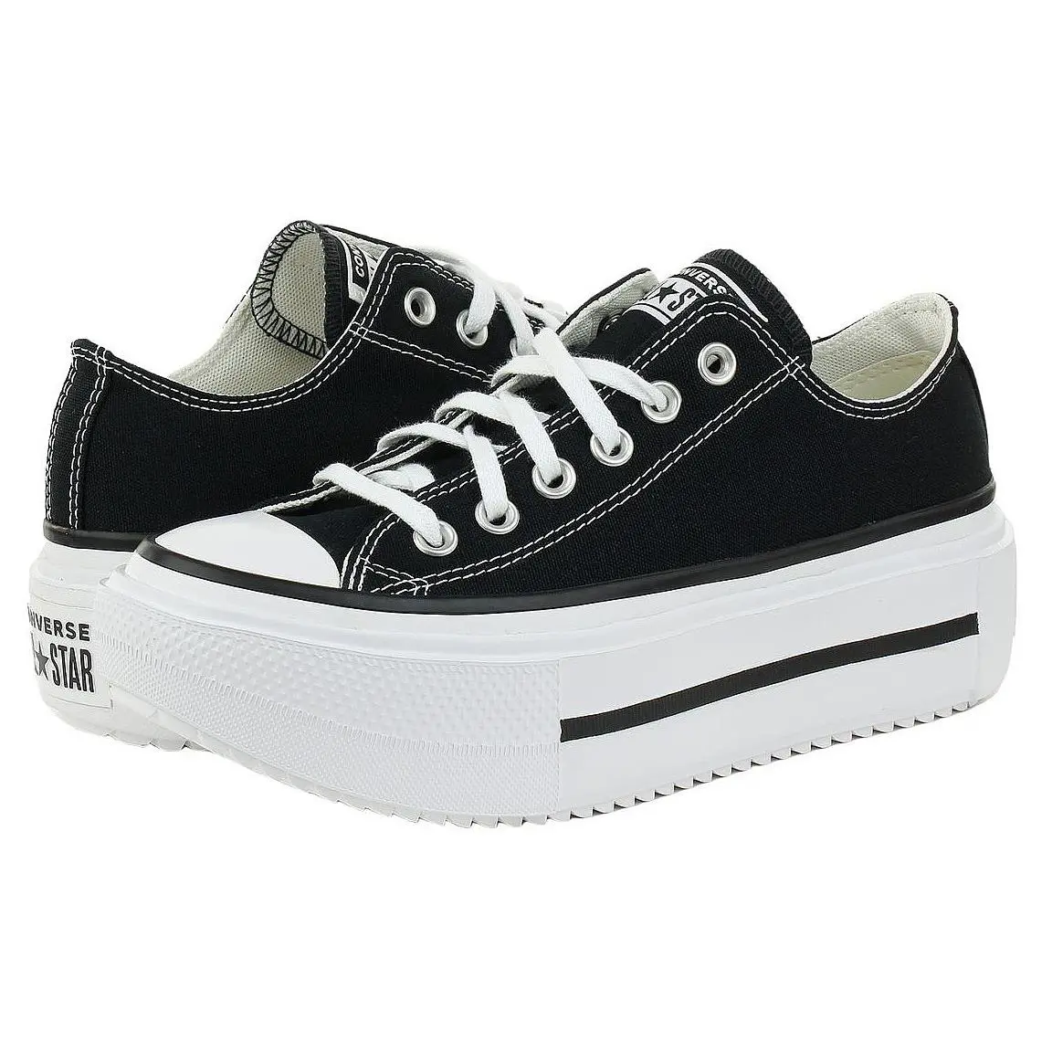 Converse shoes - Black/White 4