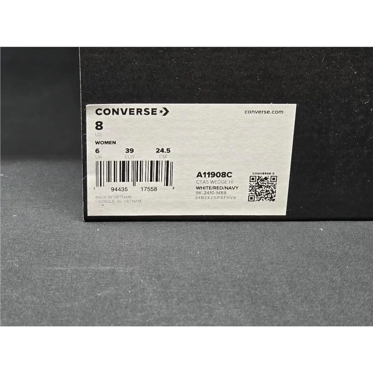 Converse shoes - Converse Chuck Taylor All Star - A11908C - White 8