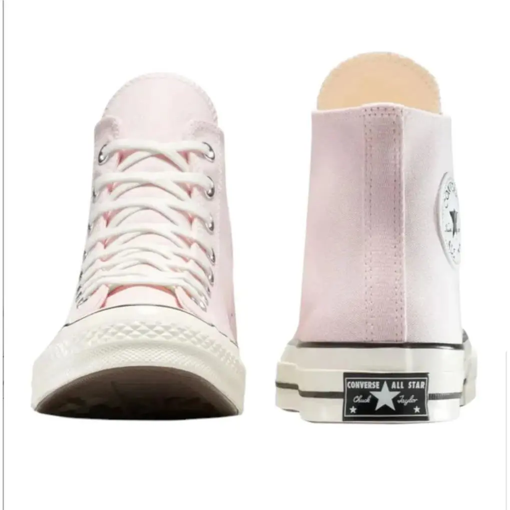 Converse shoes - Shy Flamingo/Egret/Black 2
