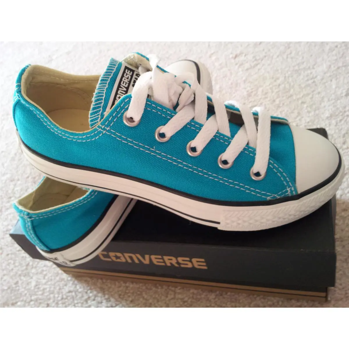Converse shoes - low top - low top - Teal 5