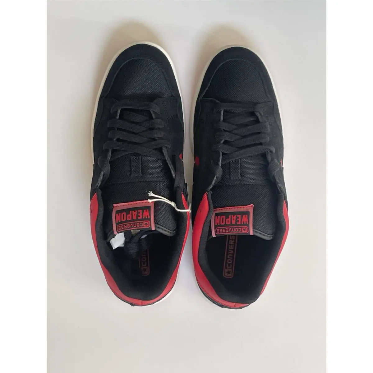 Converse shoes - Converse Weapon OX Low - Weapon Low - A10601C - Black/Red/Vintage White (UPC: 0194435312378) 2