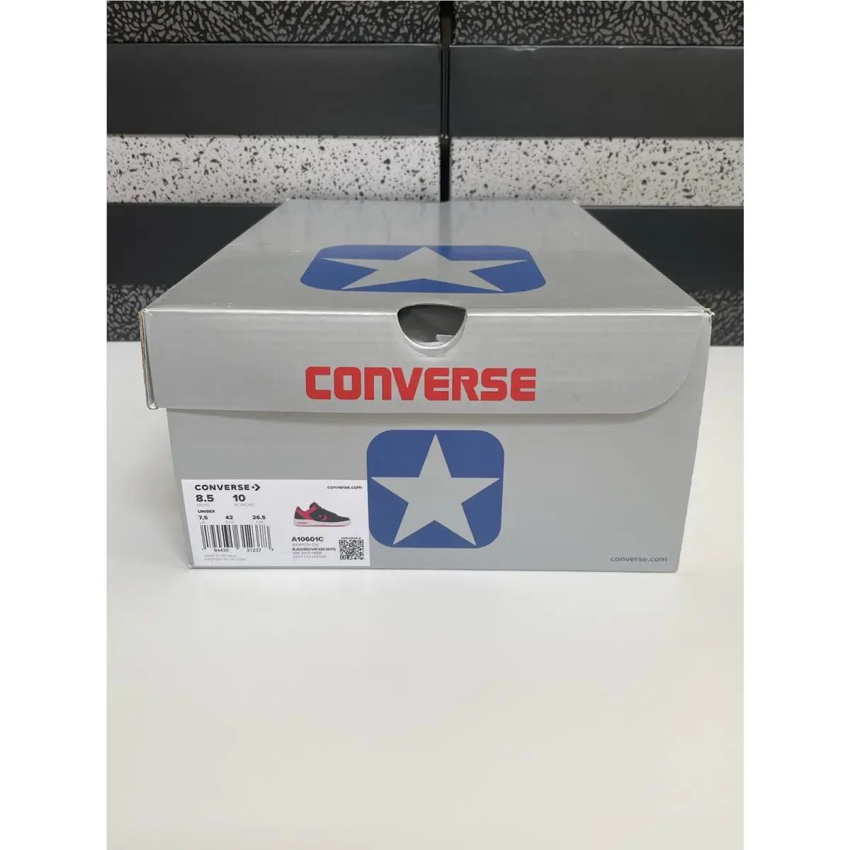 Converse shoes - Converse Weapon OX Low - Weapon Low - A10601C - Black/Red/Vintage White (UPC: 0194435312378) 6