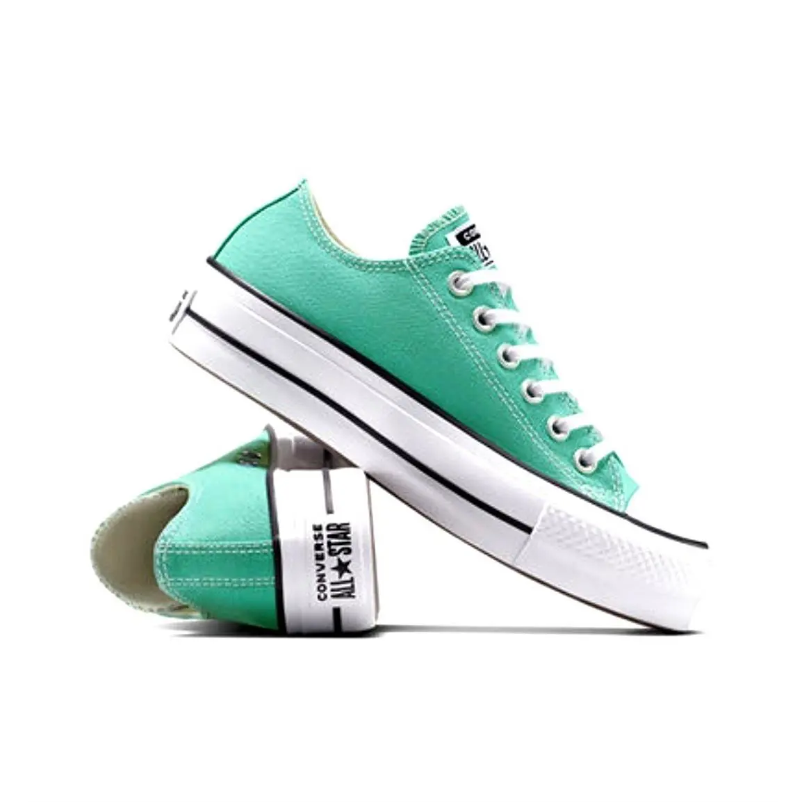 Converse shoes - Converse Chuck Taylor All-Star Lift Platform - Green 3