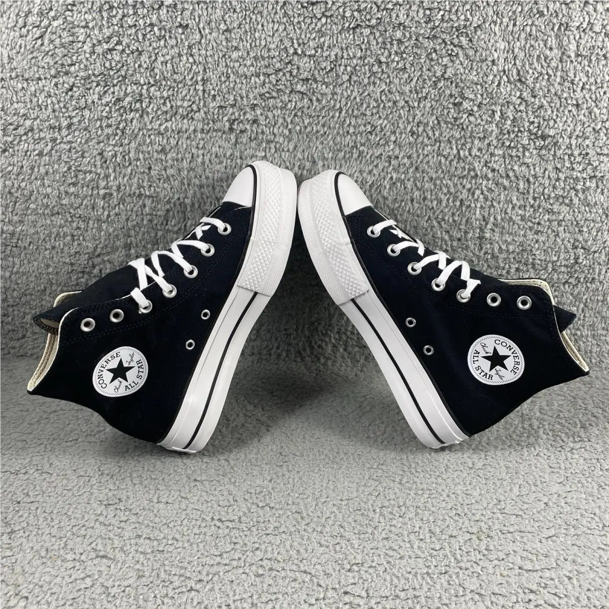 Converse shoes - Converse Chuck Taylor All Star Lift Punk - A07679C - Black 10