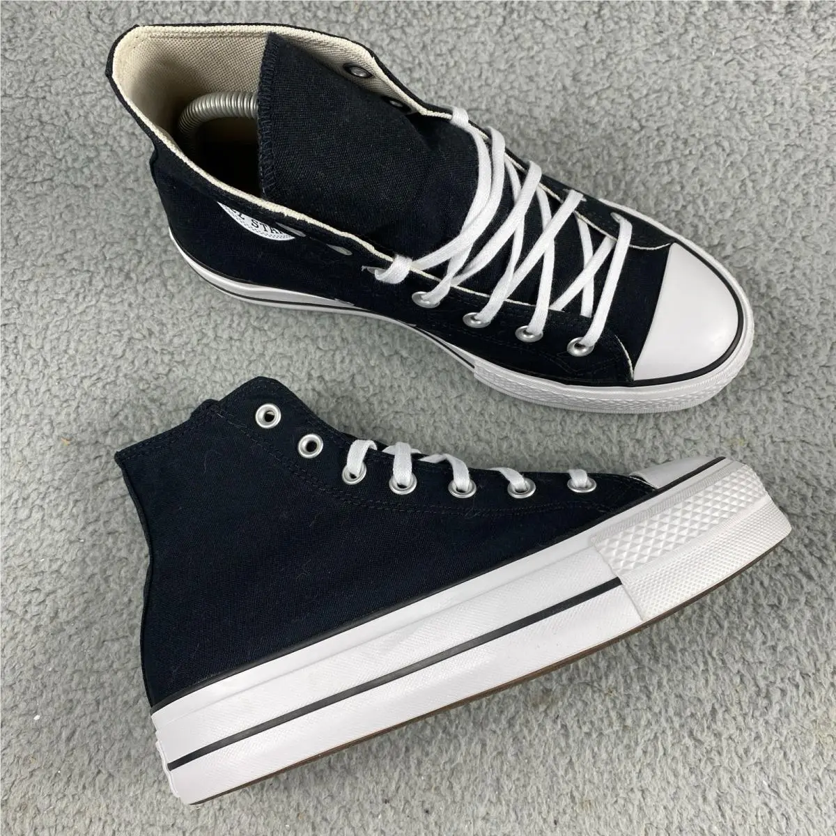 Converse shoes - Converse Chuck Taylor All Star Lift Punk - A07679C - Black 12
