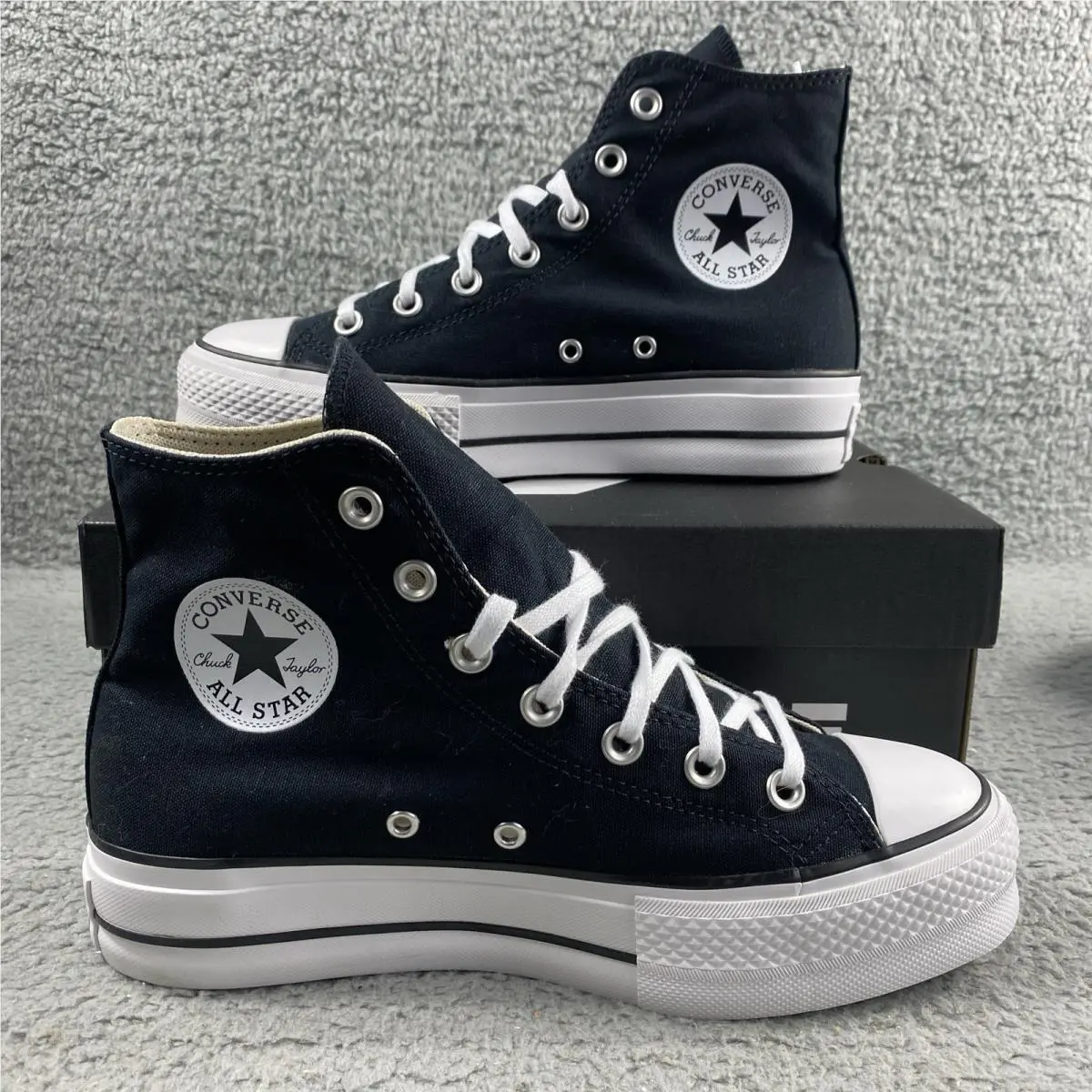 Converse shoes - Converse Chuck Taylor All Star Lift Punk - A07679C - Black 1