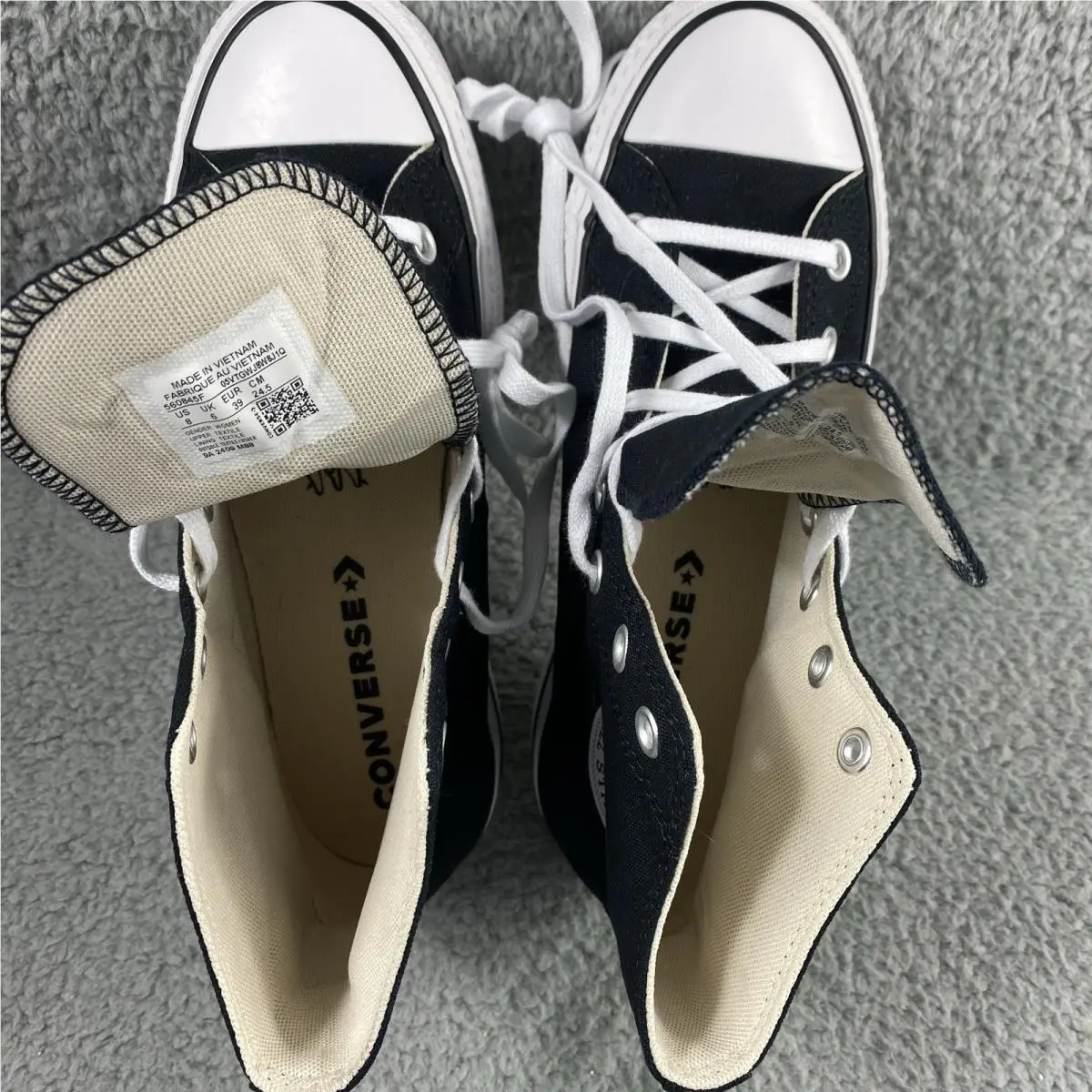 Converse shoes - Converse Chuck Taylor All Star Lift Punk - A07679C - Black 16