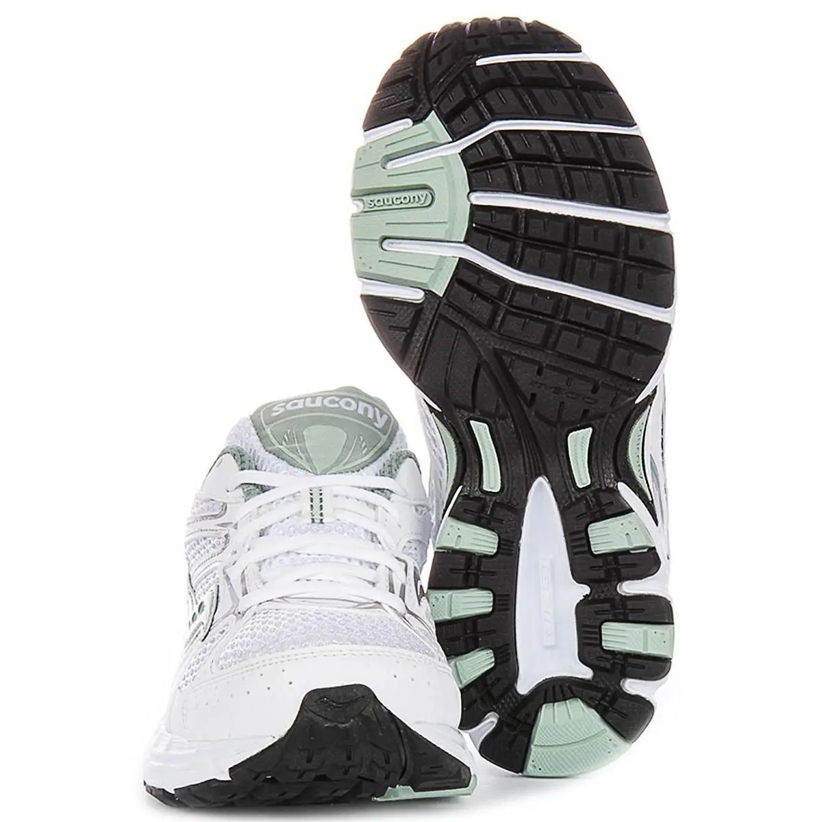 Saucony shoes - White Green 3