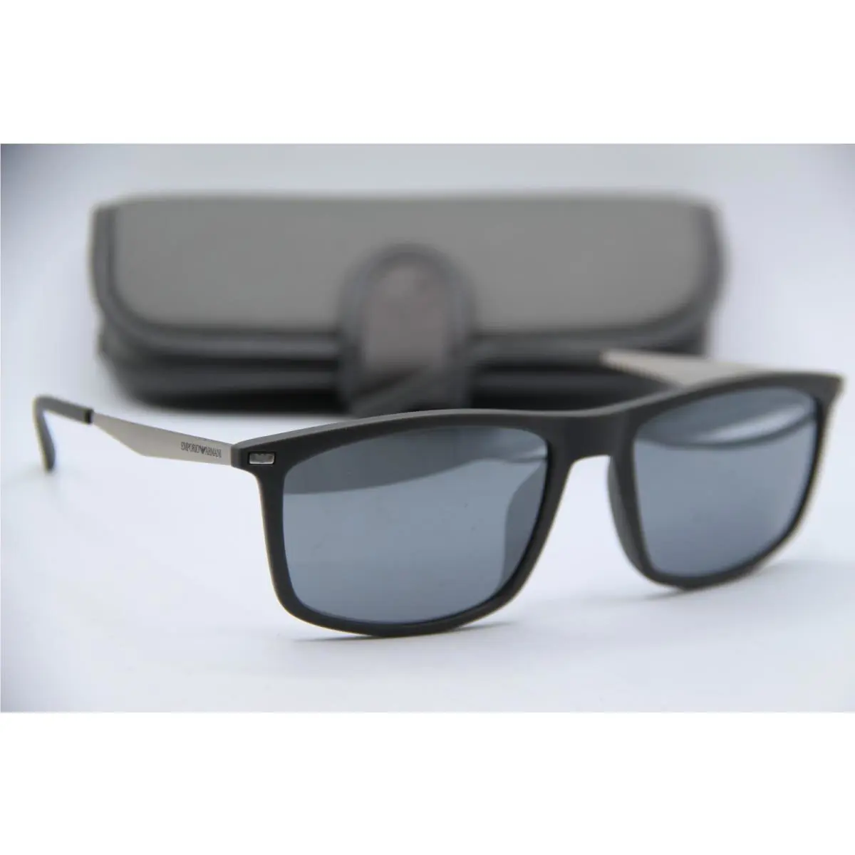 Emporio Armani EA 4171U 5437/6G Grey Gunmetal Sunglasses 57-18