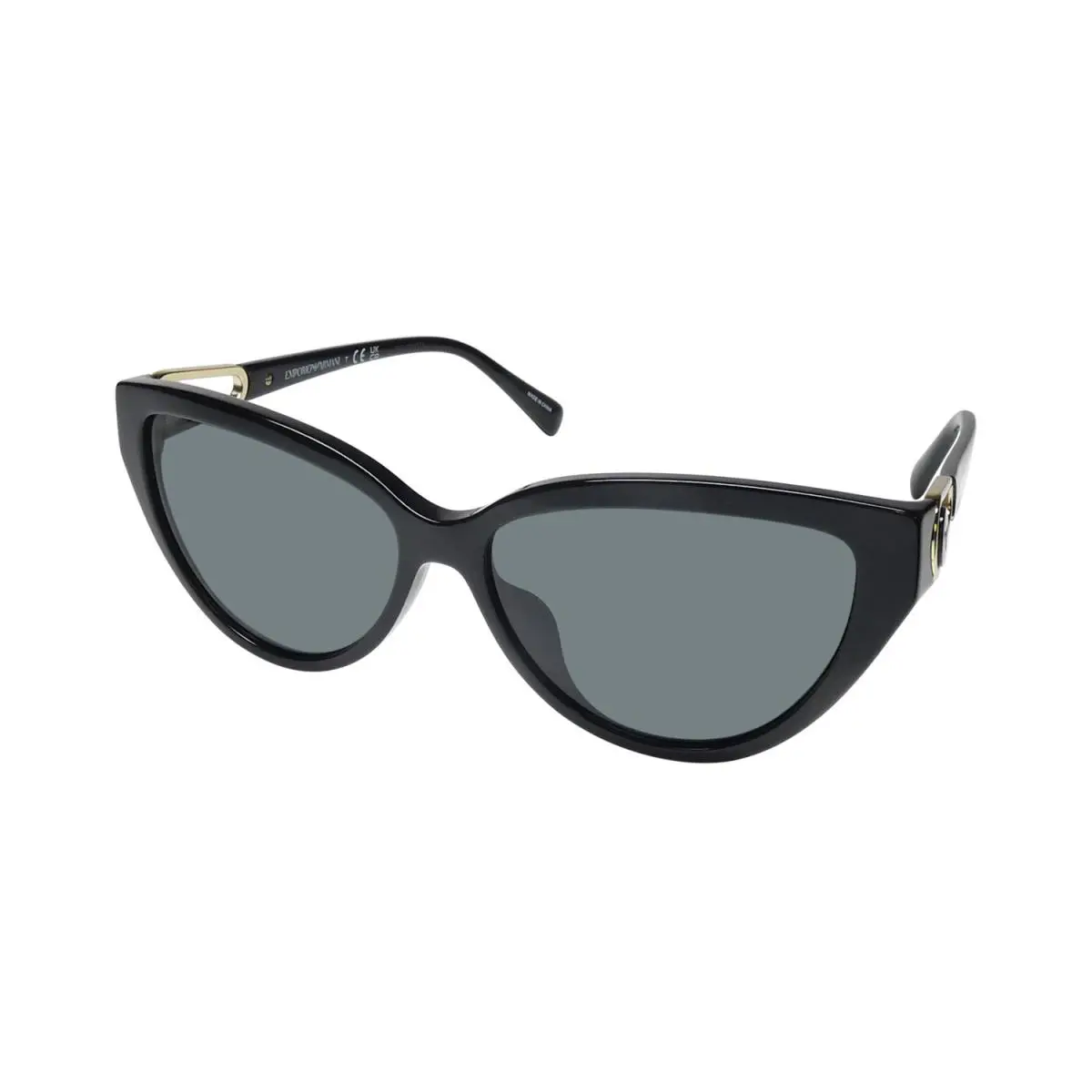 Emporio Armani 4192F Sunglasses Plastic 57-14-140 Black Full-rim Cat Eye