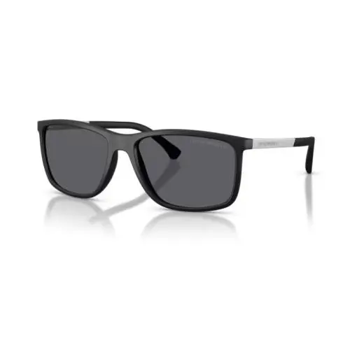 0EA4058 506381 58mm Polarized Rectangular Sunglasses by Emporio Armani
