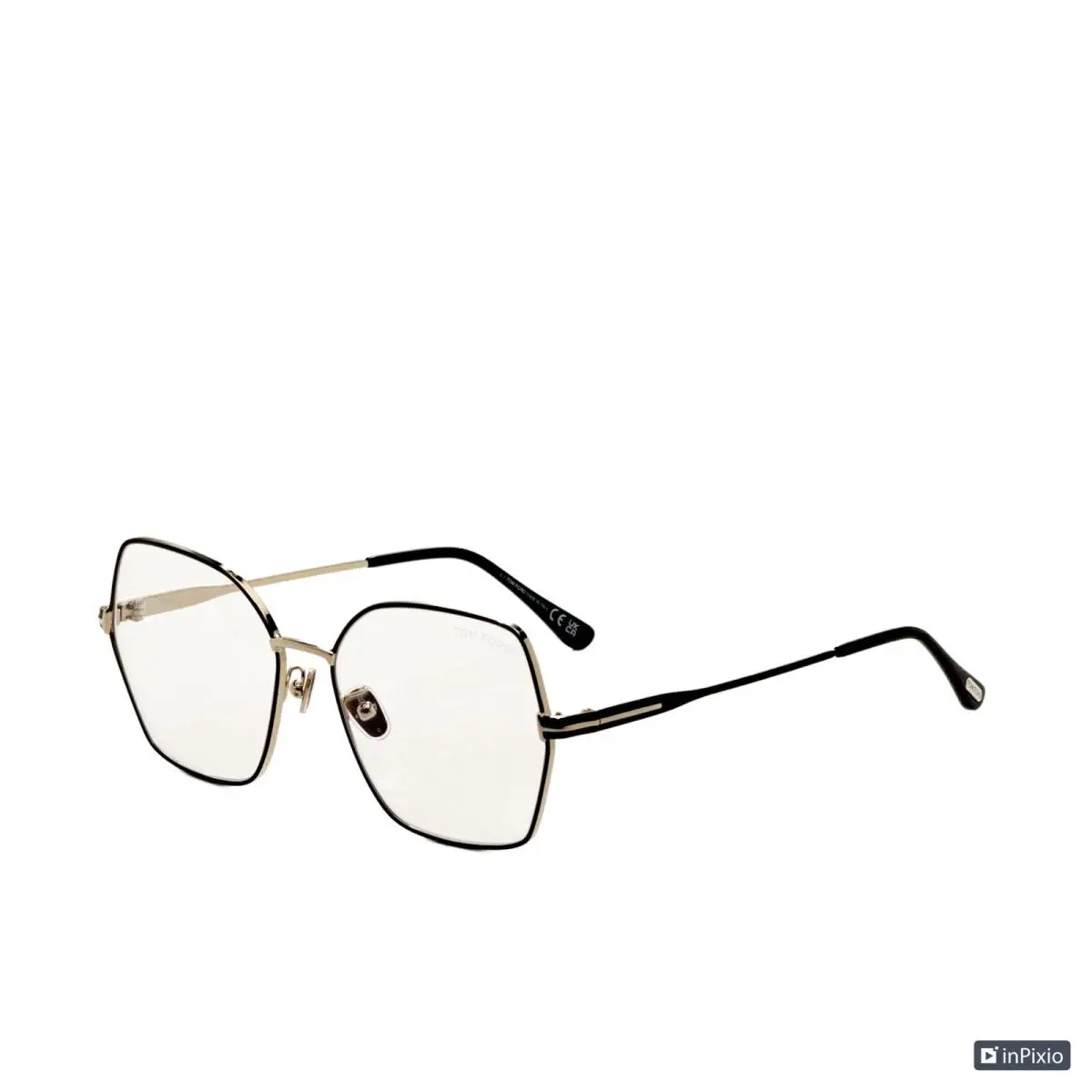 Tom Ford Women`s 56mm Pale Gold Blue Block Frames FT5876-B-032-56