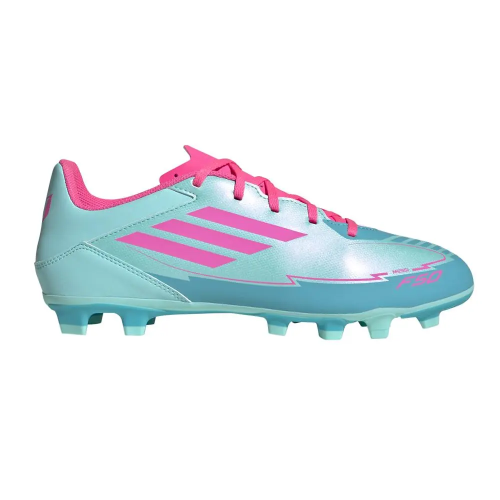 Adidas F50 Club Firm Groundmulti Soccer Cleats Mens Blue Sneakers Athletic Shoes