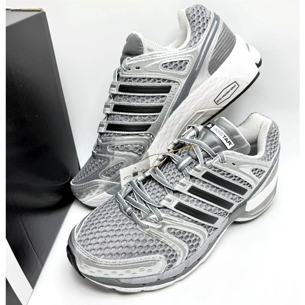 Adidas shoes - Adistar Control 5 - Adistar Control - JQ4165 - Grey Three/Core Black/Silver Metallic 11