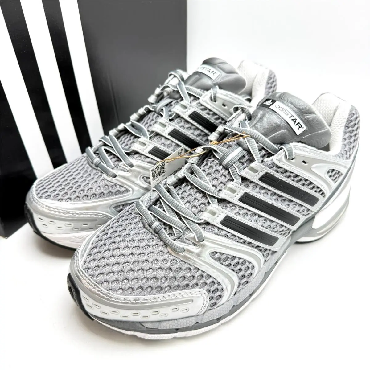 Adidas shoes - Adistar Control 5 - Adistar Control - JQ4165 - Grey Three/Core Black/Silver Metallic 6