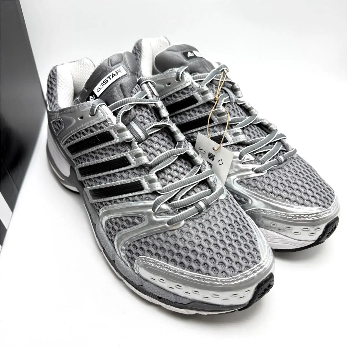 Adidas shoes - Adistar Control 5 - Adistar Control - JQ4165 - Grey Three/Core Black/Silver Metallic 7