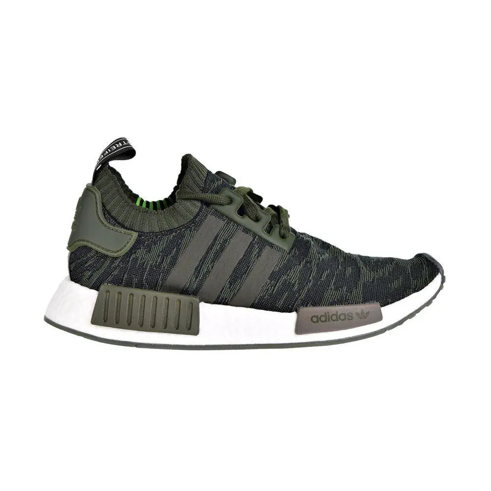 Adidas NMD_R1 Primeknit Men`s Shoes Night Cargo/hi-res Green cq2445 - Night Cargo/Hi-Res Green