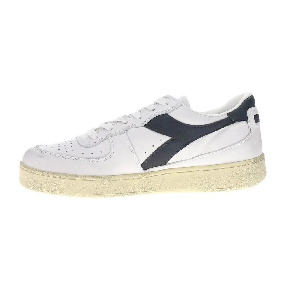 Diadora shoes - diadora Mi Basket Low Used Lace Up - 181233-C4656 - White 1
