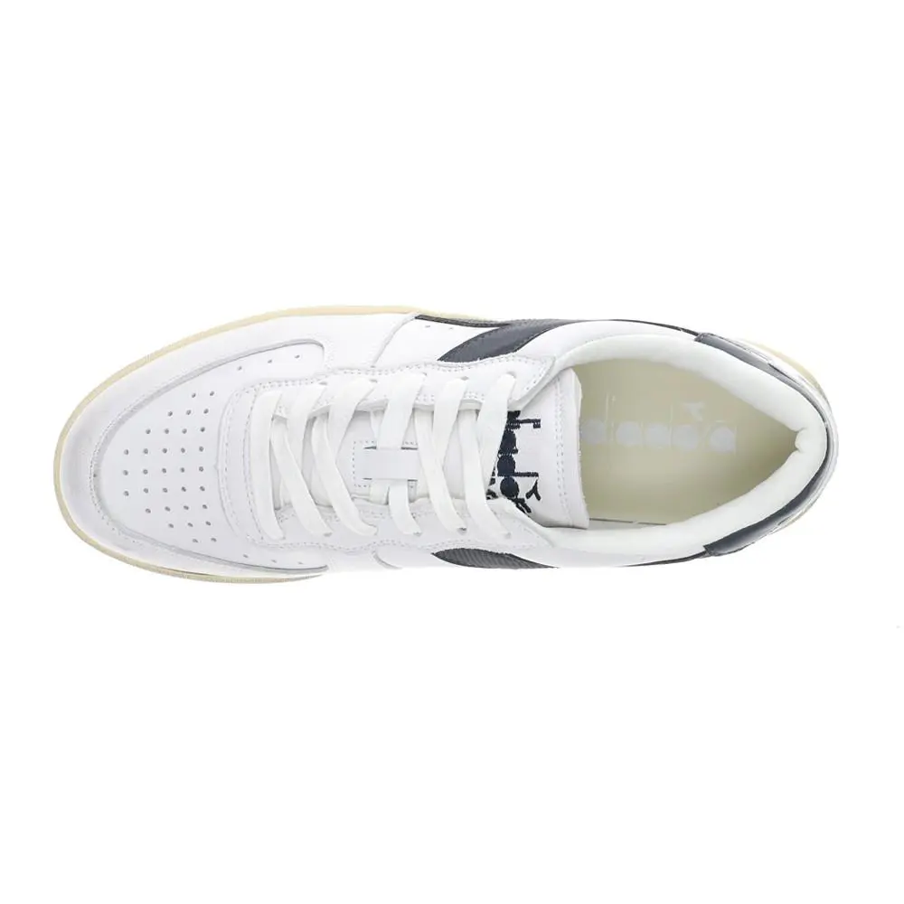 Diadora shoes - diadora Mi Basket Low Used Lace Up - 181233-C4656 - White 7