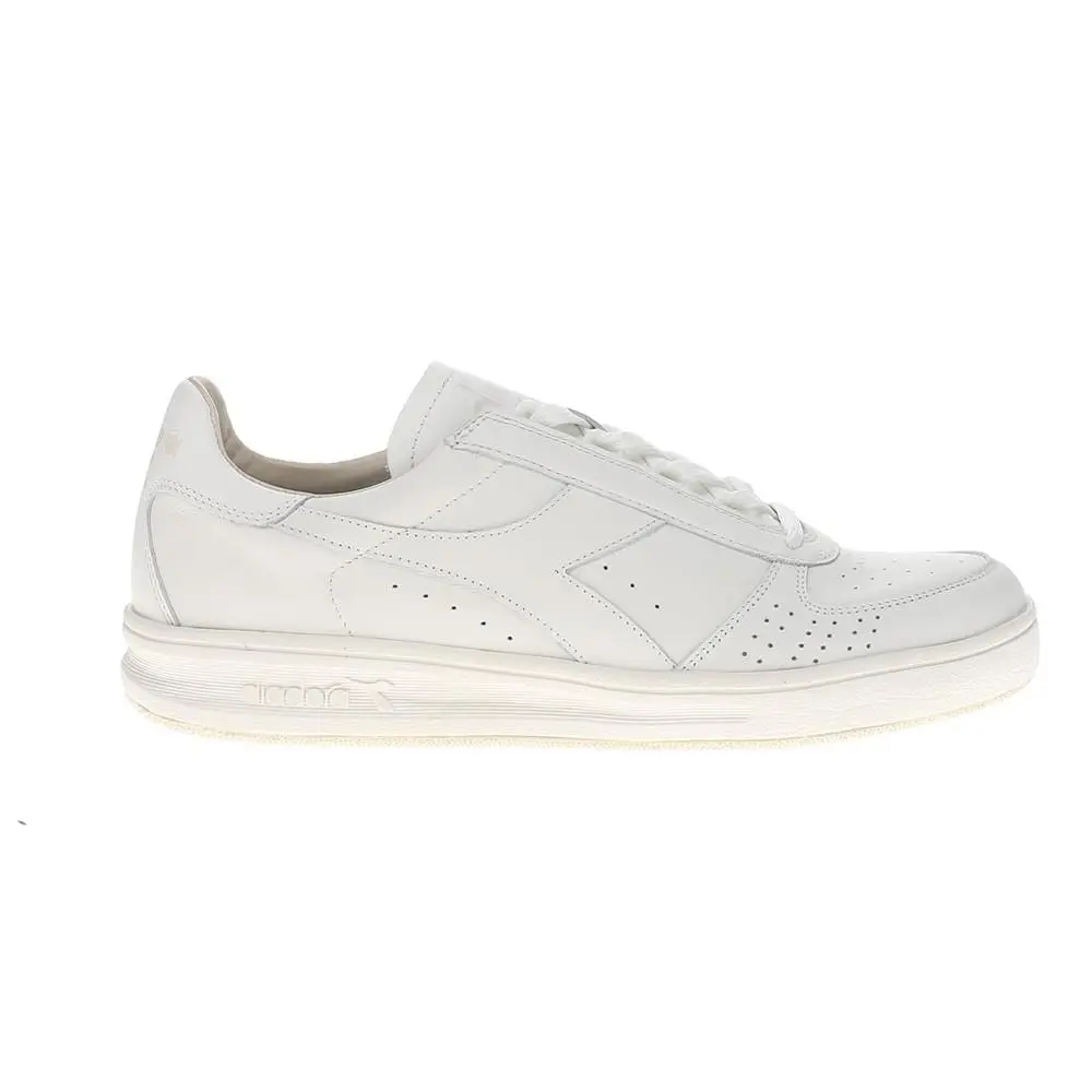 Diadora shoes - diadora B.Elite H Italia Sport Perforated Lace Up - 176277-C0657 - White 4