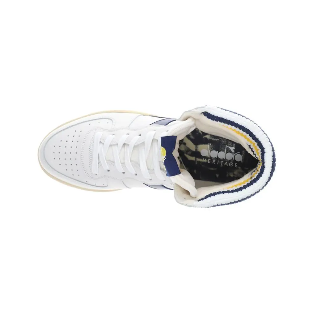 Diadora shoes - diadora Mi Basket Forty Knit Italia High Top - 180900-20006 - White 2