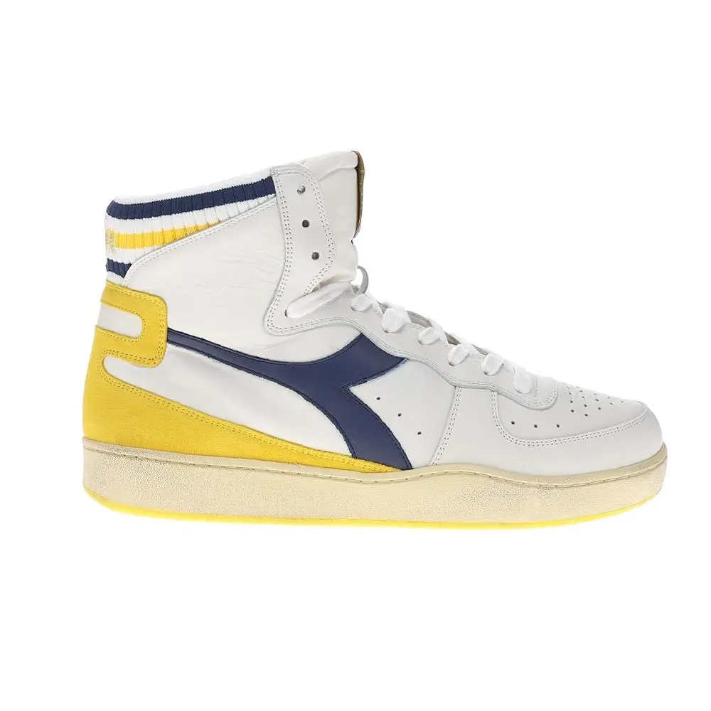 Diadora shoes - diadora Mi Basket Forty Knit Italia High Top - 180900-20006 - White 4