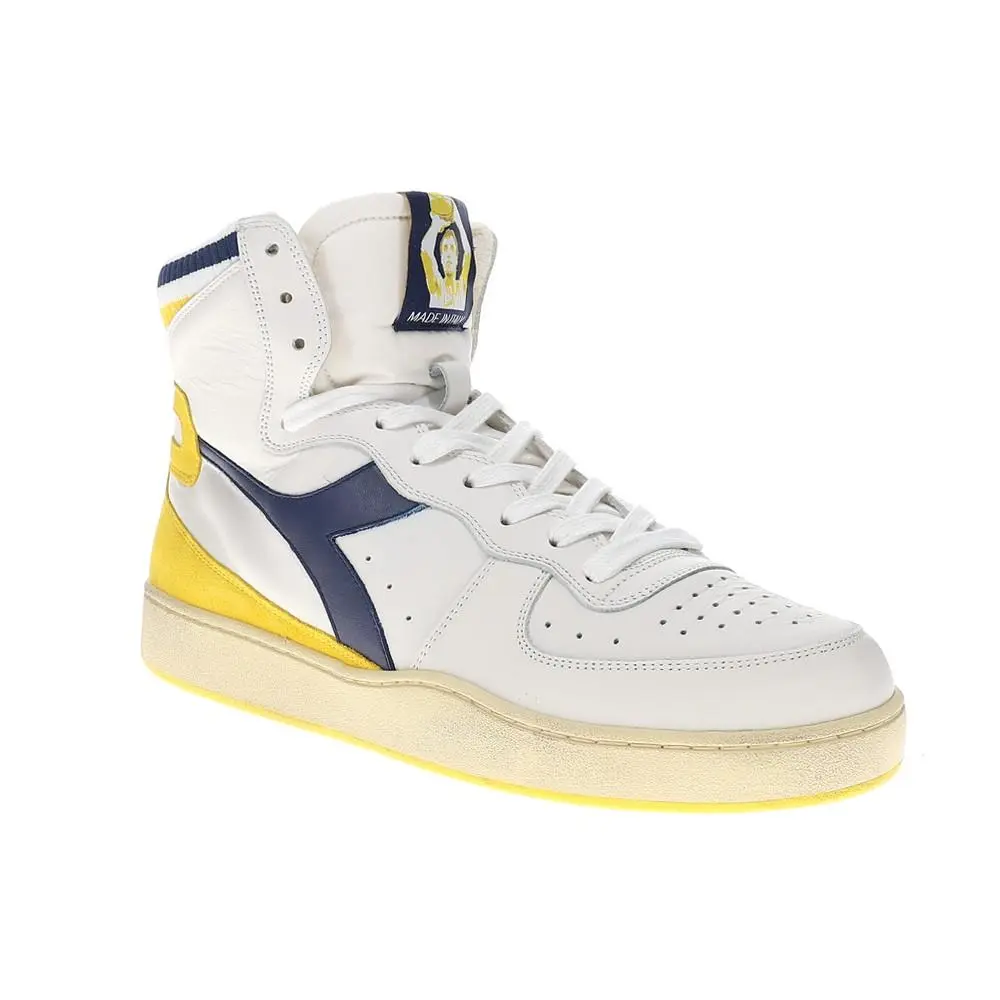 Diadora shoes - diadora Mi Basket Forty Knit Italia High Top - 180900-20006 - White 5