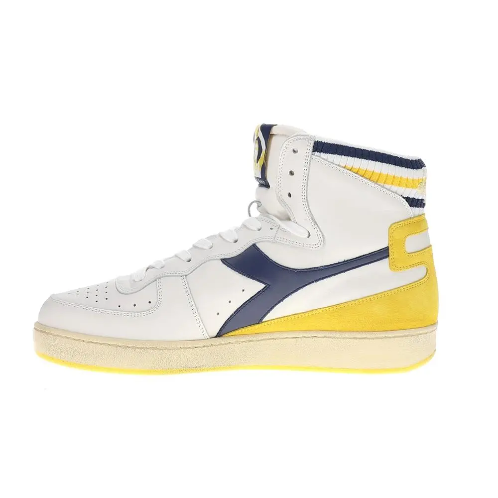 Diadora shoes - diadora Mi Basket Forty Knit Italia High Top - 180900-20006 - White 6