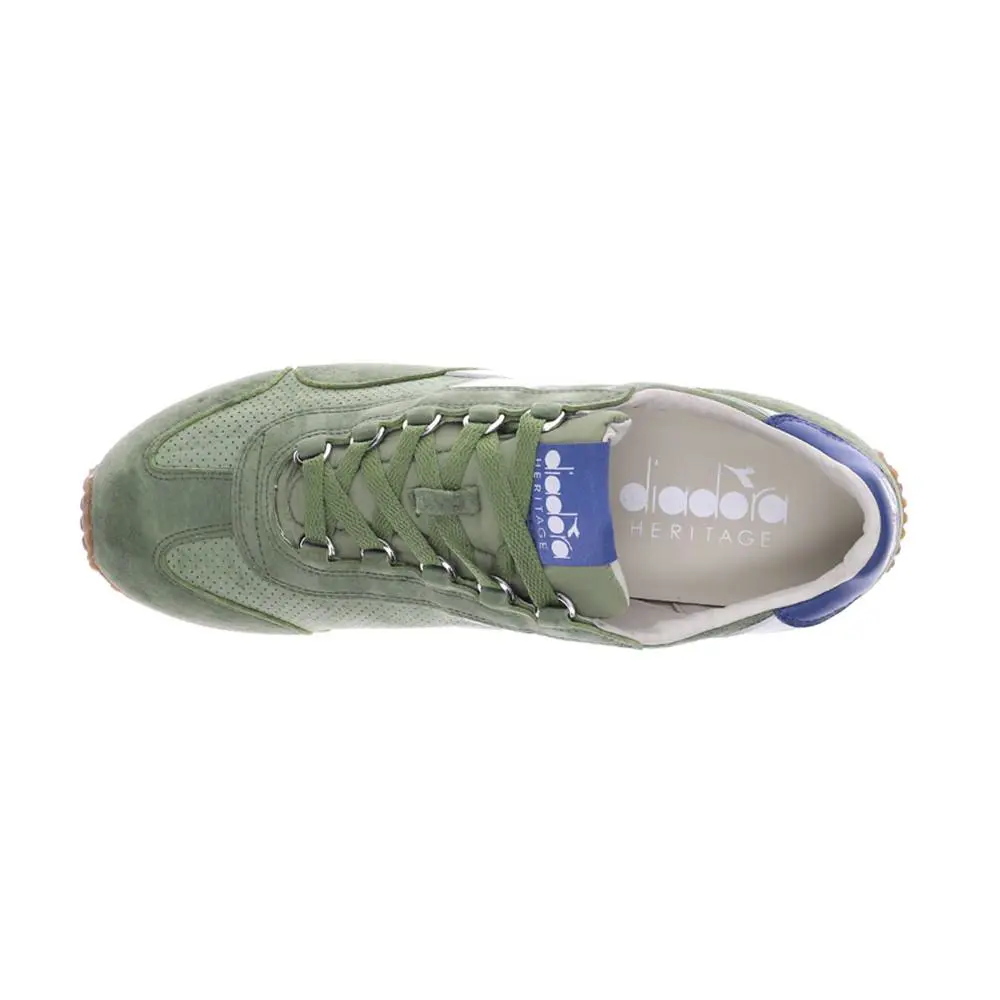 Diadora shoes - diadora Equipe Suede Sw Lace Up - 181235-70401 - Green 2