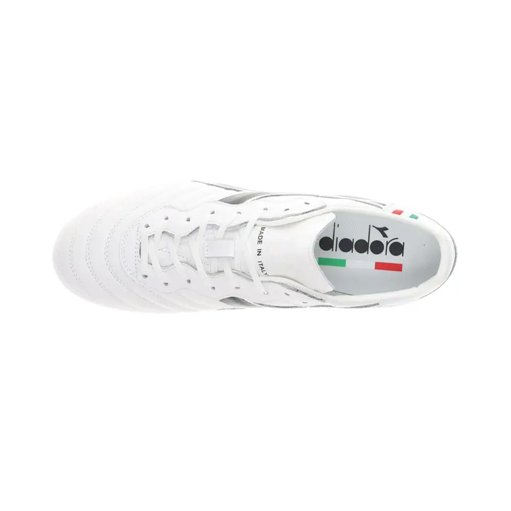 Diadora shoes - diadora Brasil Ita Og Lt Plus Mdpu Soccer Cleats - 180727-C0351 - White 7