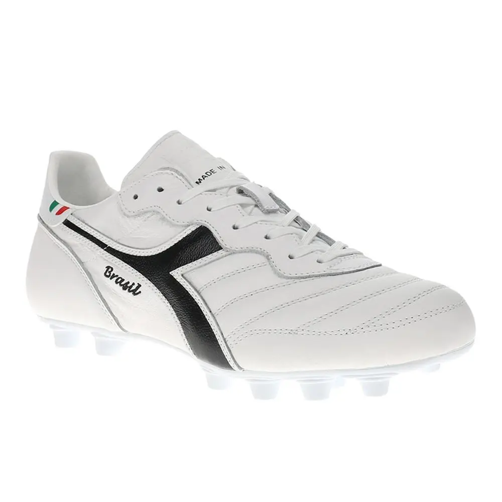 Diadora shoes - diadora Brasil Ita Og Lt Plus Mdpu Soccer Cleats - 180727-C0351 - White 5