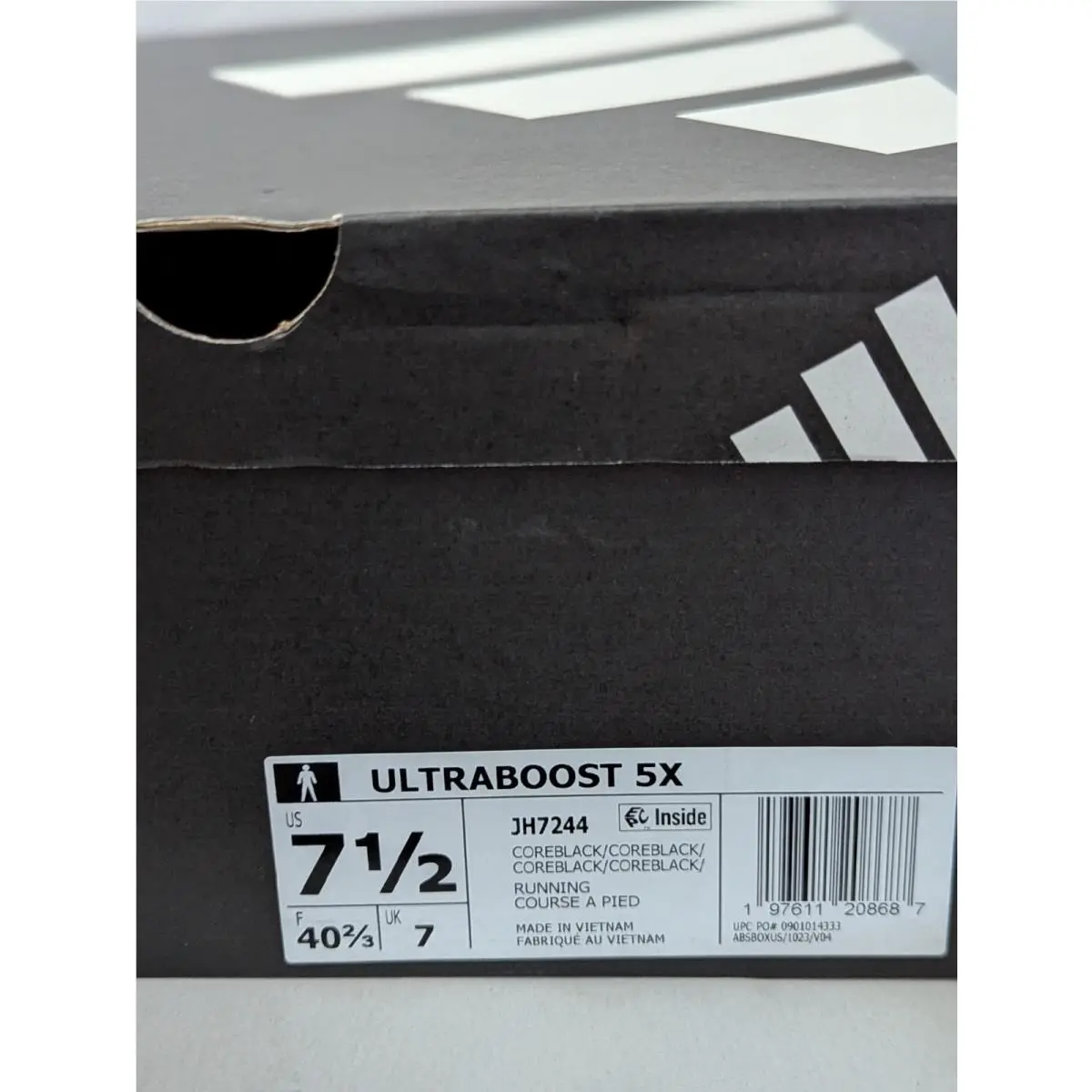 Adidas shoes - adidas Ultraboost 5X - Ultraboost - JH7244 - Black (UPC: 197611208687) 4