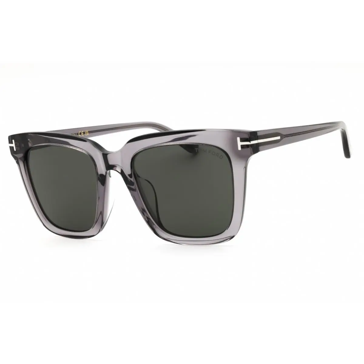 TF0969-K 20A Square Crystal Gray/smoke 55 mm Men`s Sunglasses Frame by Tom Ford