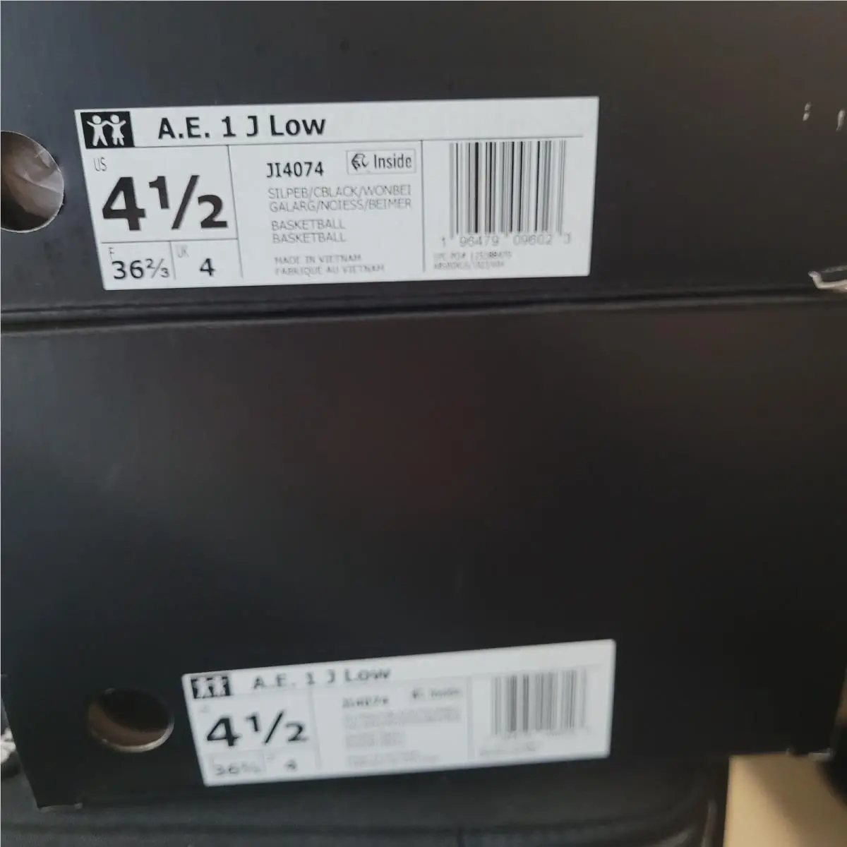 Adidas shoes - Adidas A.E. 1 J Low - JI4074 - Gray 5