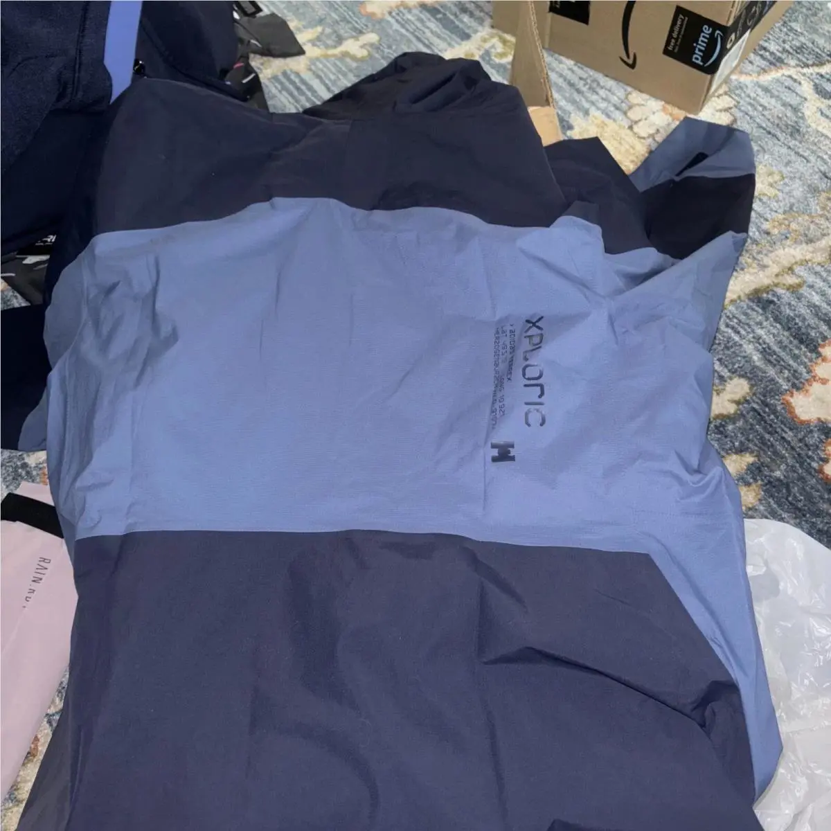 Adidas clothing - Adidas XPLORIC RAIN.RDY - XPLORIC - HN2945 - Blue Wonder Steel (UPC: 195745426458) 4