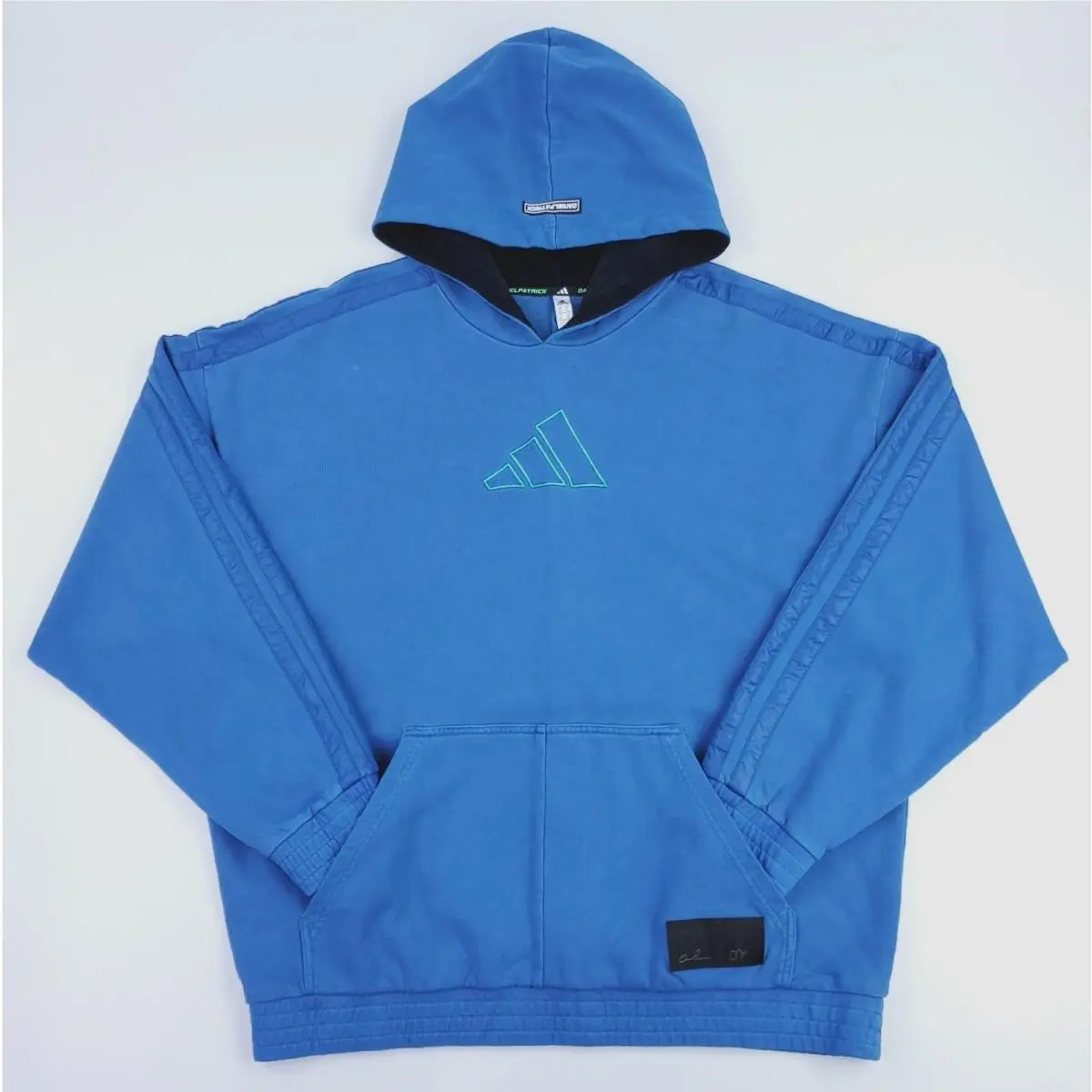 Adidas Men’s XL Daniel Patrick x James Harden Hoodie Basketball FR5758 Blue