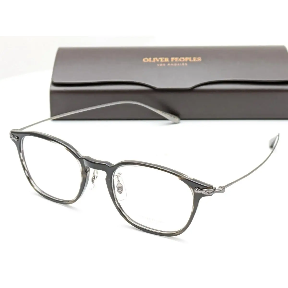 Oliver Peoples Winnett OV5371D 1443 Ebony Wood Antique Eyeglass Frames 48-20-145