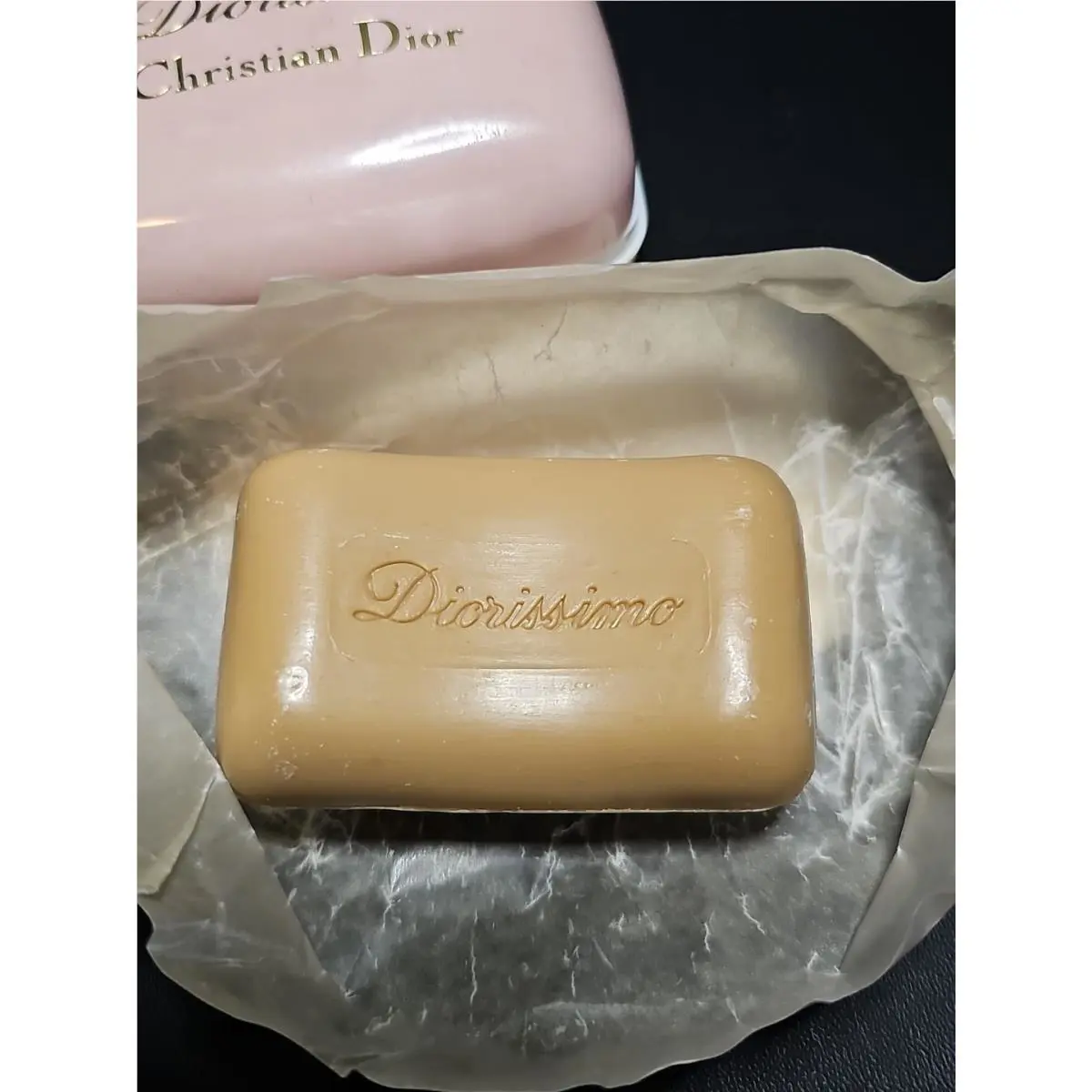 Christian Dior Paris Diorissimo 80g Savon Soap with Case