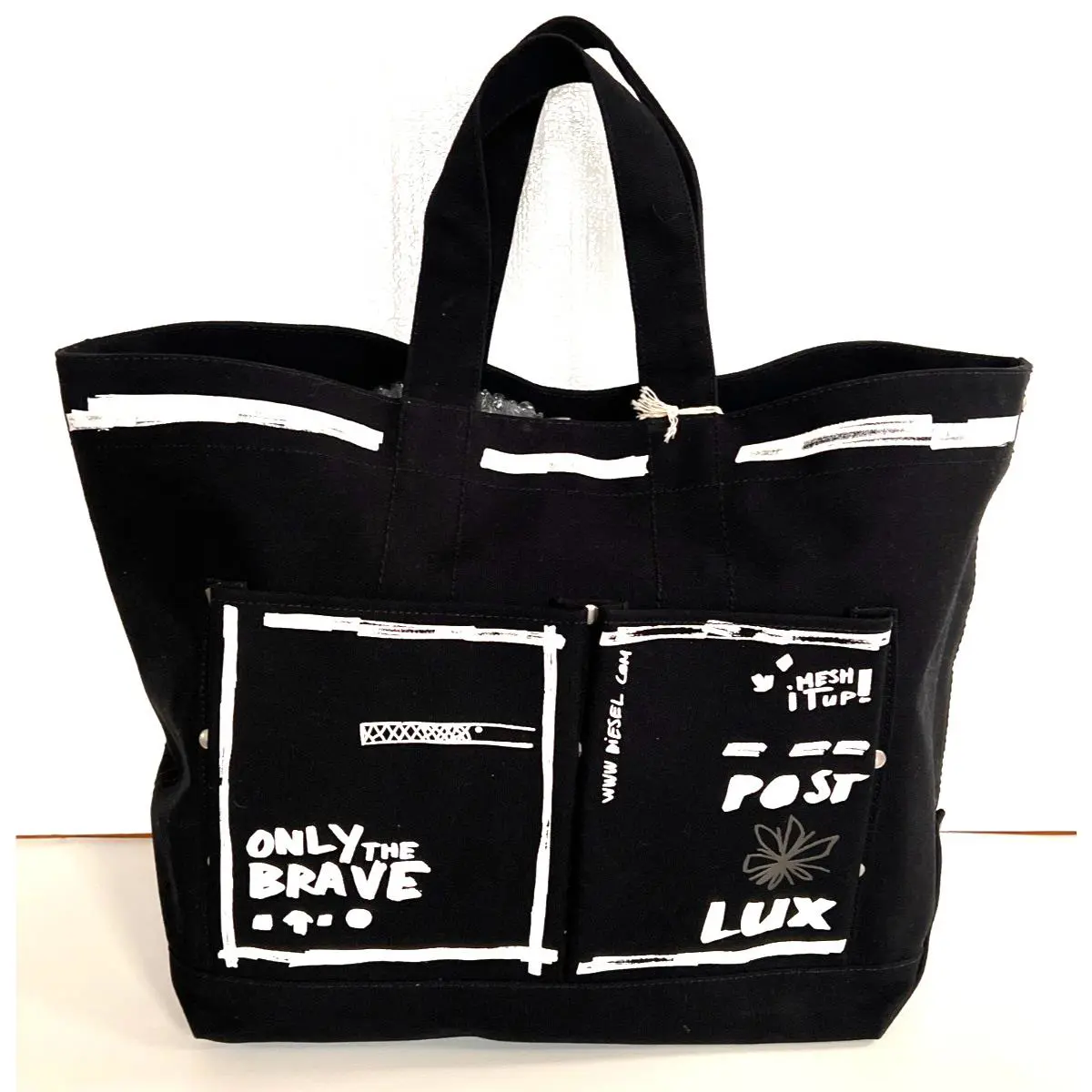 Diesel Take IT Easy Stilly Top Handle Bag Black