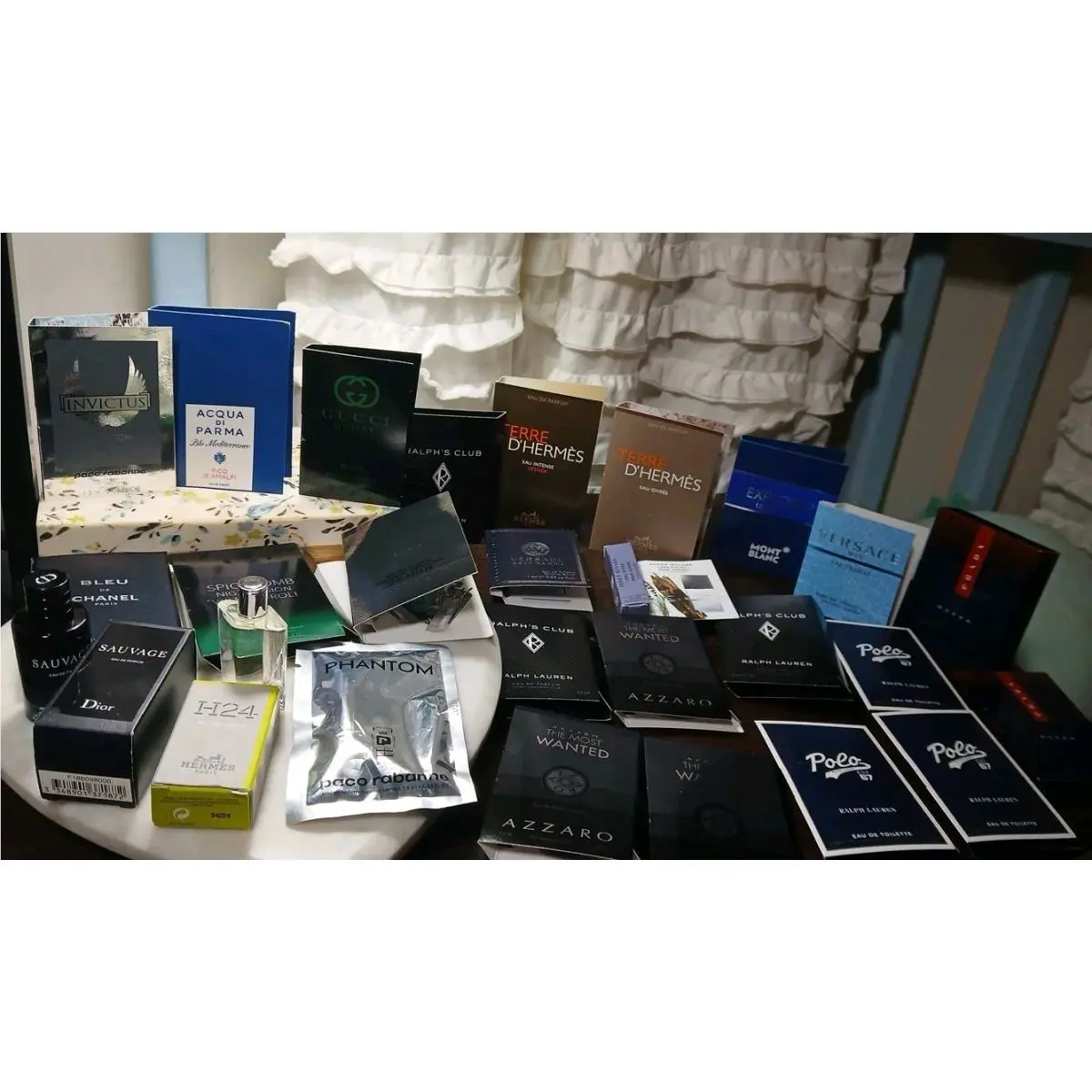 Dior Sauvage Hermes H24 Minis + 24 Samples High End Polo Prada Paco More Edt