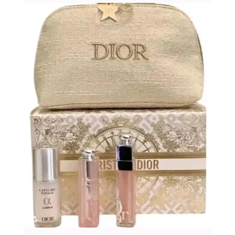 Christian  Coffret Limited Design Gift Box Atomizer Pouch Lip Maximizer by Dior
