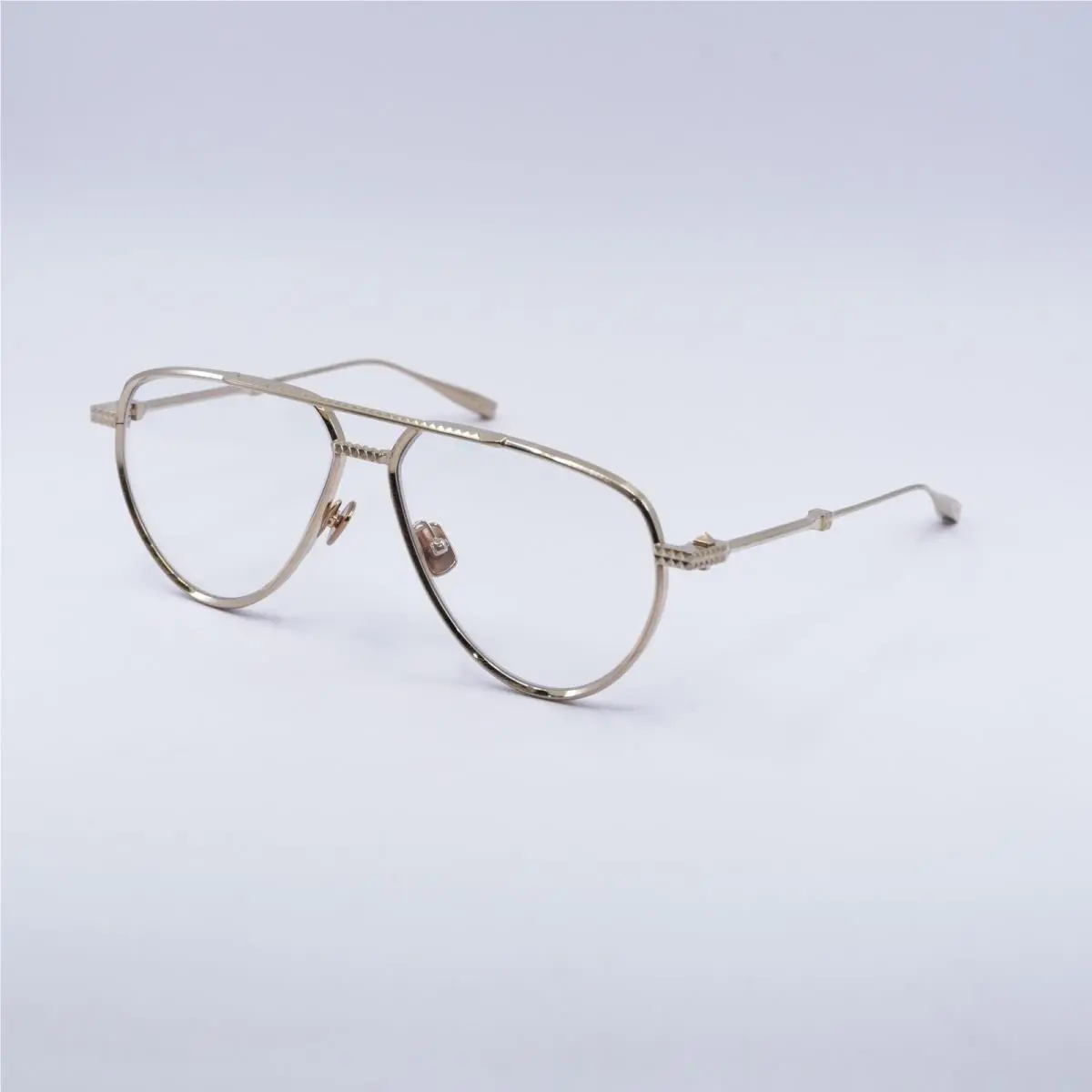 Valentino V-stud-ii VLX-133D Brushed White Gold 59mm Eyeglasses