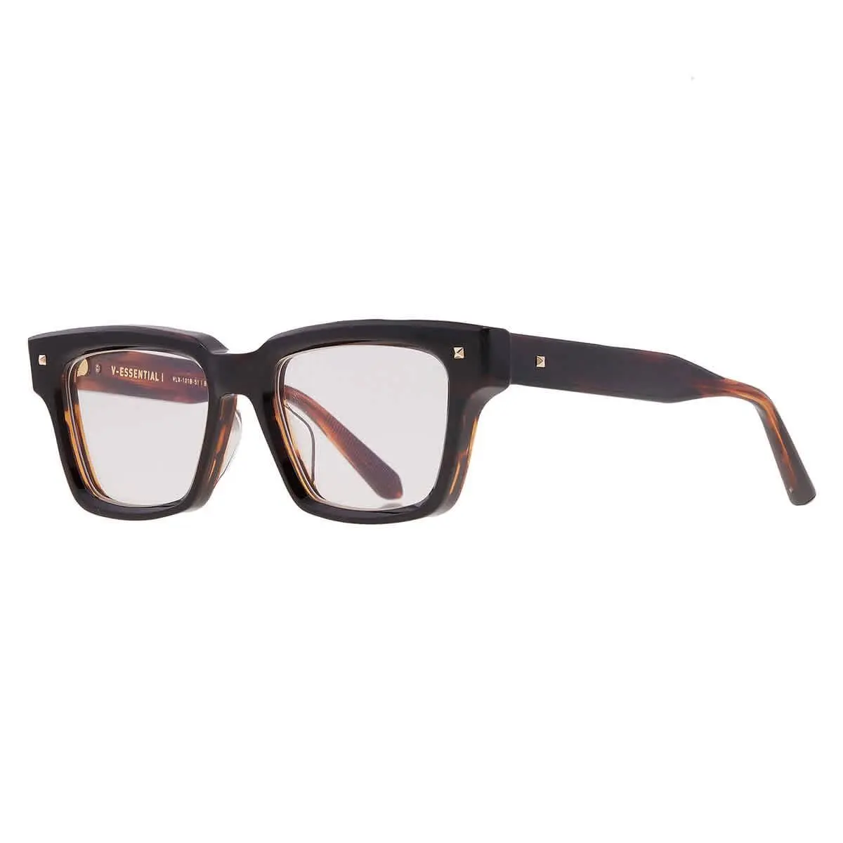 Valentino V-essential Demo Square Men`s Eyeglasses VLX-121 B 51 VLX-121 B 51