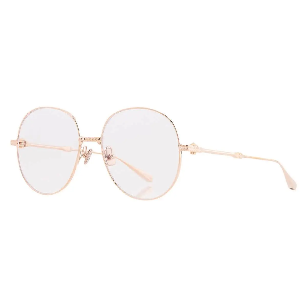 Valentino Stud- Iii Demo Round Ladies Eyeglasses VLX-136 C 56 VLX-136 C 56
