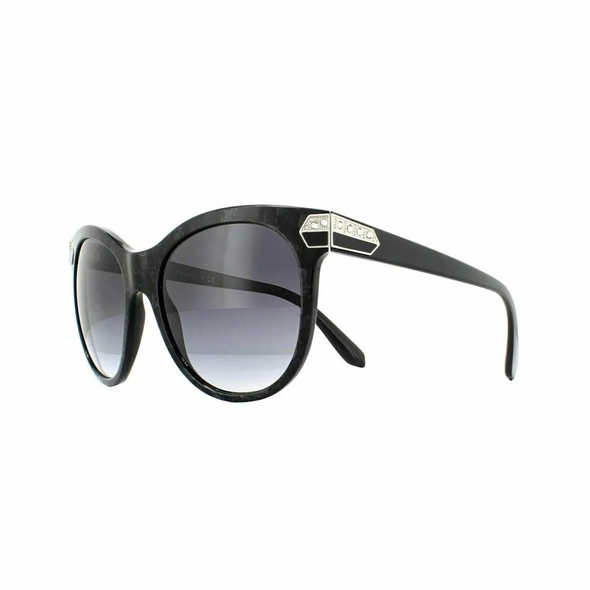 Bvlgari Sunglasses BV8185B 54128G 55 Black Marble Grey Gradient