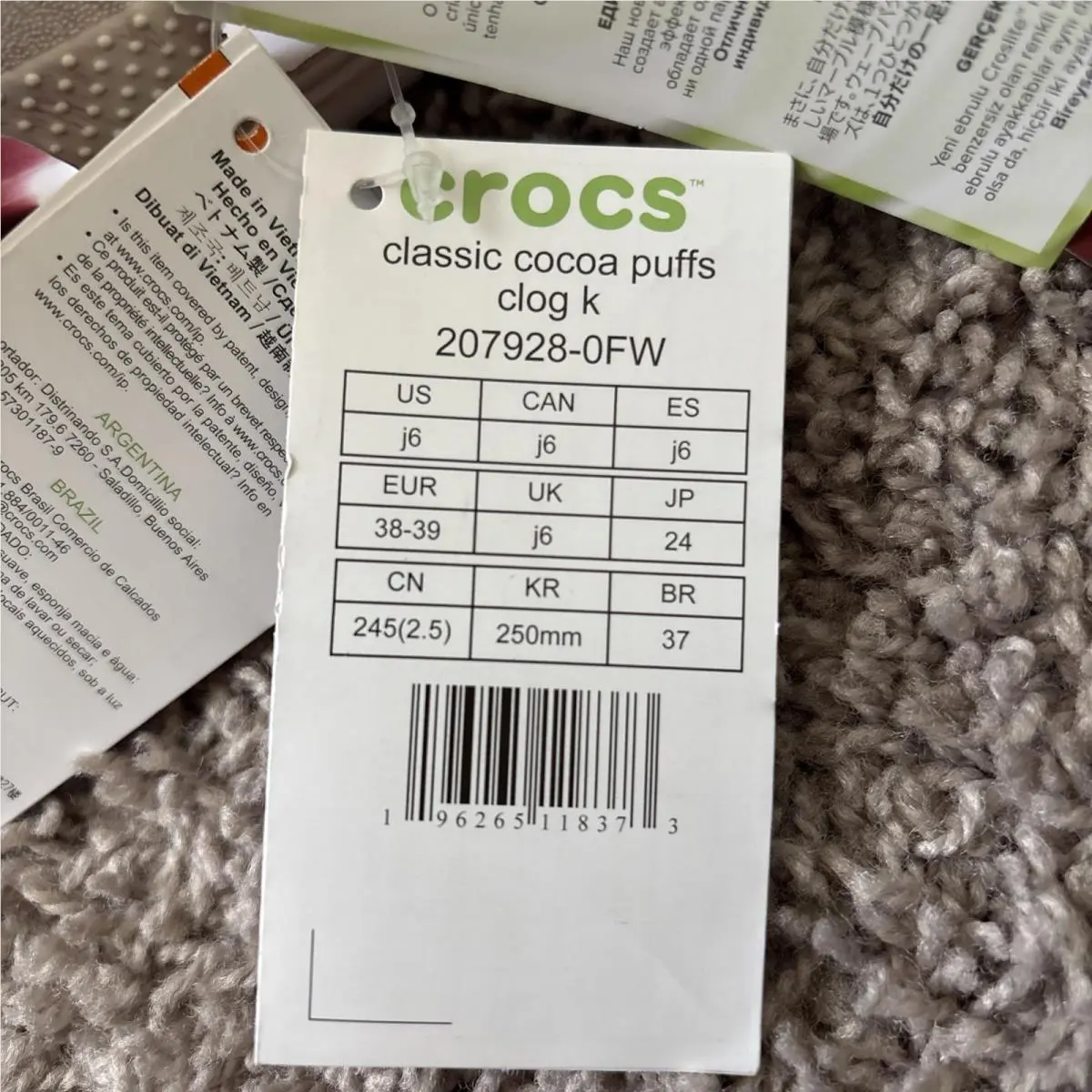 Crocs shoes - Multicolor (UPC: 0196265118366) 5