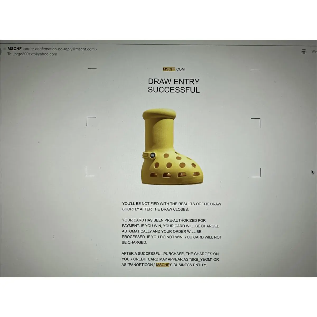 Crocs shoes - Crocs MSCHF BIg - MSCHF BIg - Yellow 2